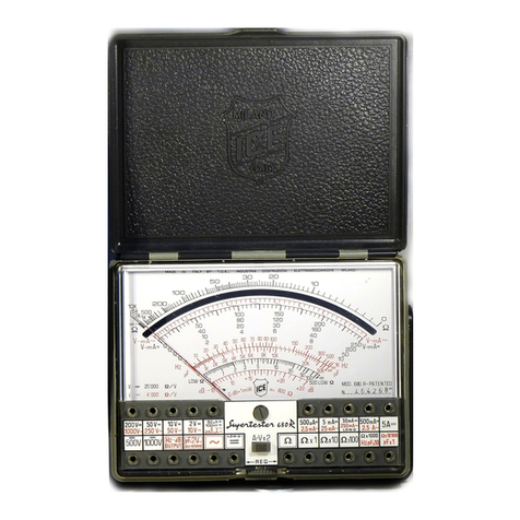 I.C.E Supertester 680 R Operator's manual and repair guide