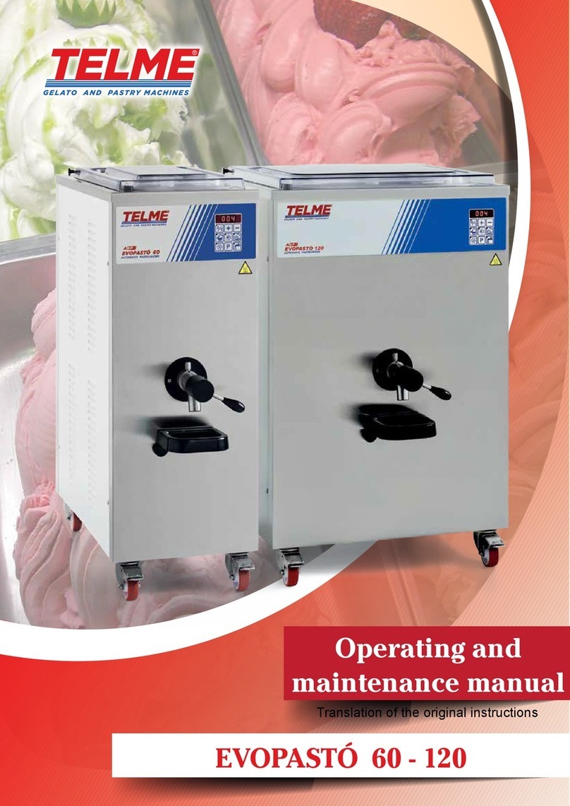 Telme EVOPASTO Series Operating and maintenance manual