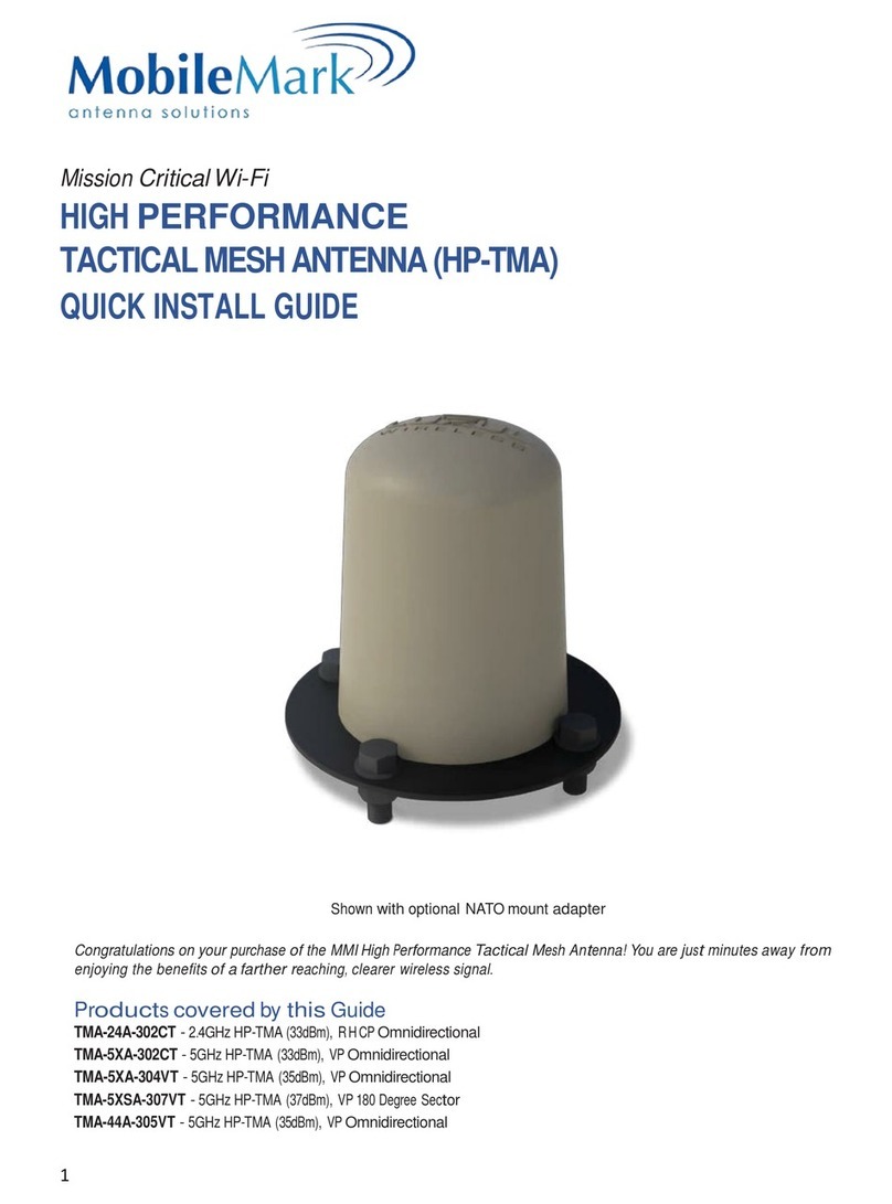 Mobile Mark TMA-24A-302CT Quick install guide