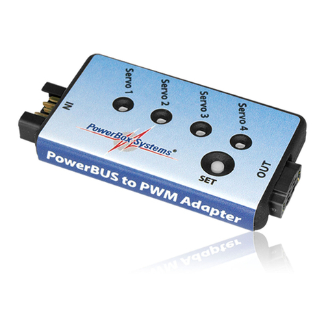 PowerBox Systems POWERBUS 9200 instruction manual