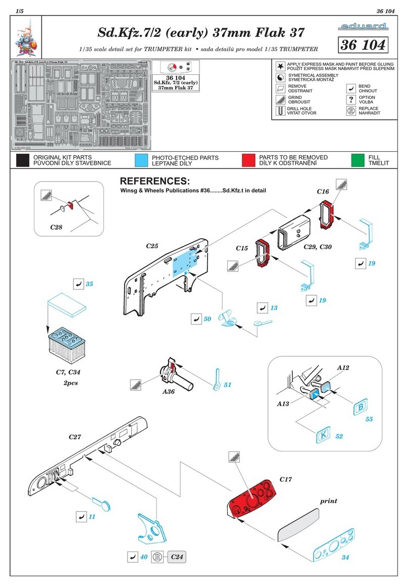 Eduard Sd.Kfz.7/2 (early) 37mm Flak 37 quick start guide Eduard Sd.Kfz.7/2 (early) 37mm Flak 37 quick start guide