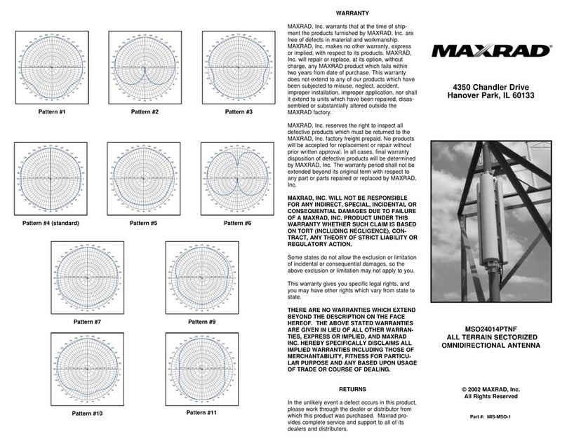 Maxrad MSO24014PTNF quick start guide