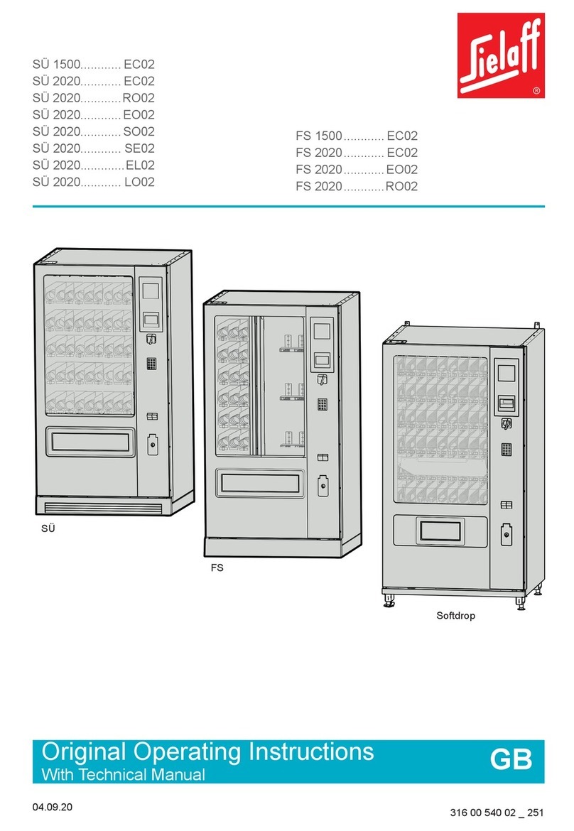 Sielaff SU 1500 EC02 Series Original operating instructions Sielaff SU 1500 EC02 Series Original operating instructions