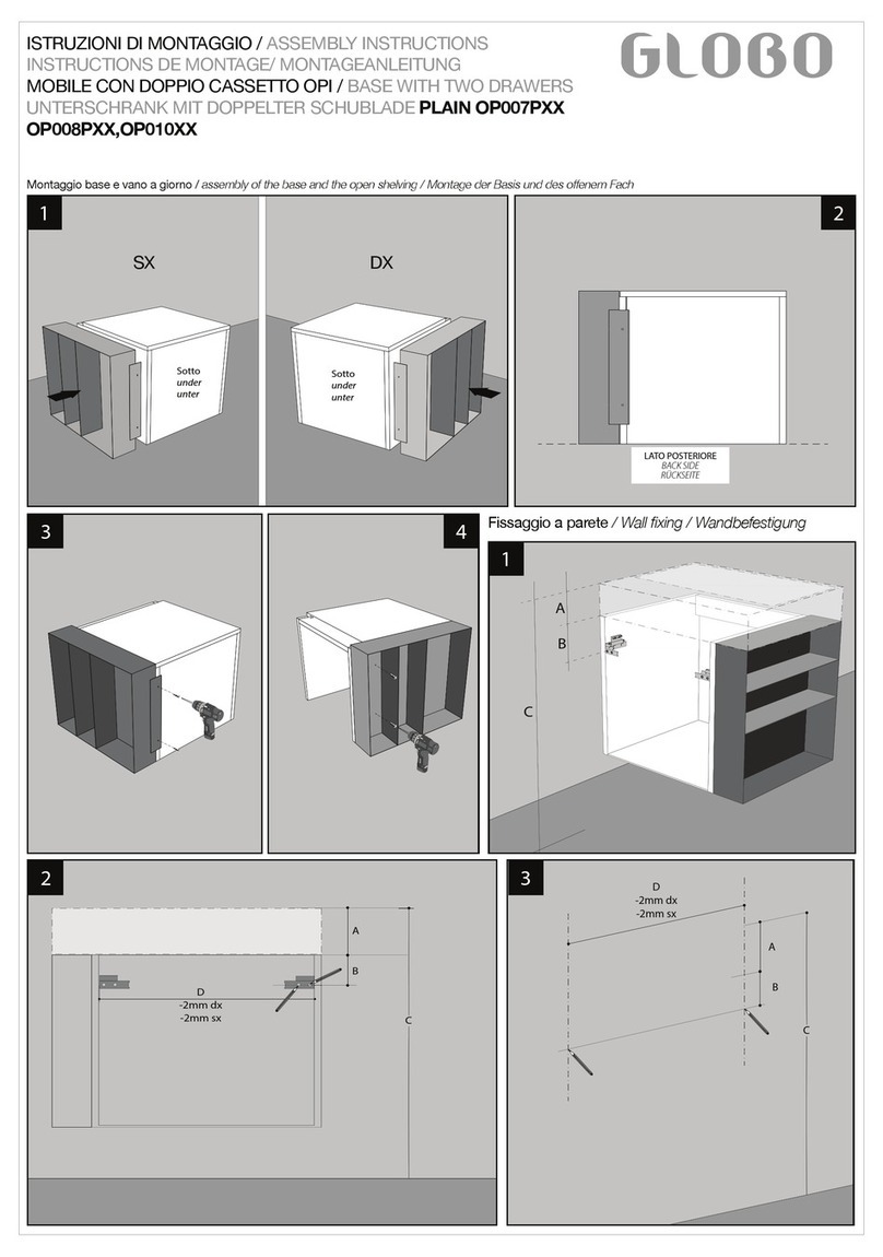 Globo OP007P Series Assembly instructions Globo OP007P Series Assembly instructions