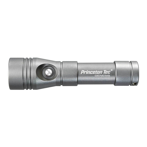 Princeton Tec GENESIS Operating and maintenance instructions
