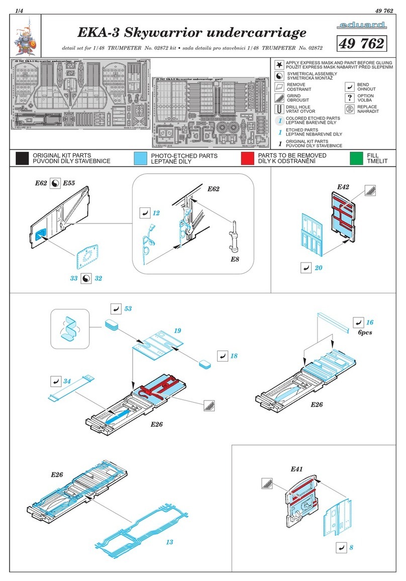 Eduard EKA-3 Skywarrior undercarriage quick start guide Eduard EKA-3 Skywarrior undercarriage quick start guide
