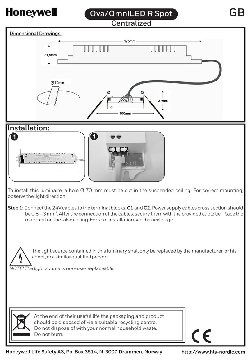 Honeywell Οva-OmniLED R S User manual