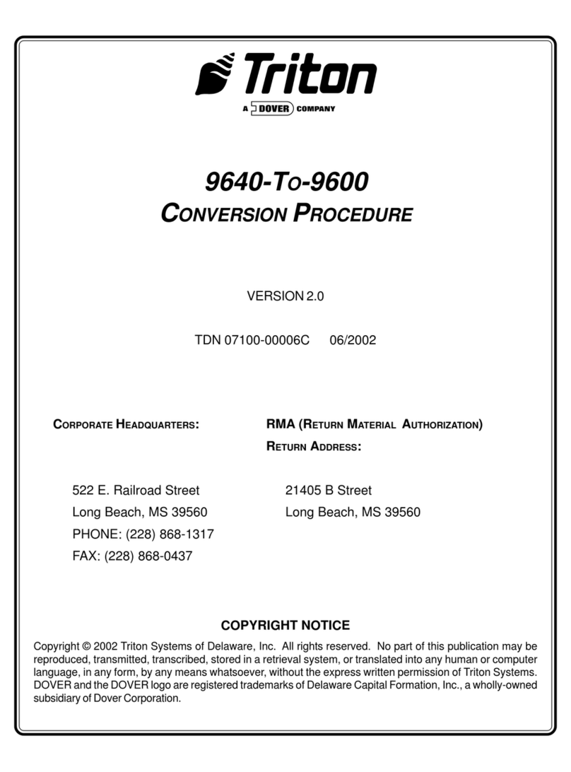 Dover Triton 9640 Manual Dover Triton 9640 Manual