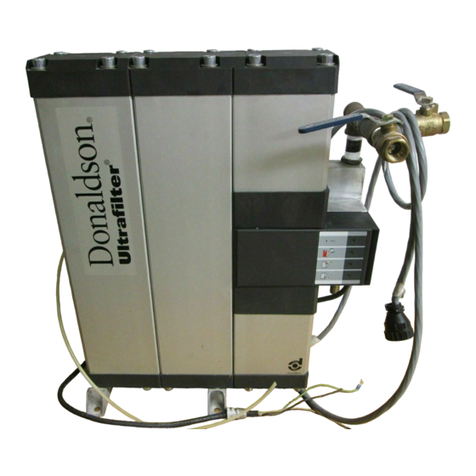 Donaldson Ultrapac 2000 midi superplus 977185 Operation manual