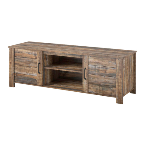 Ameriwood HOME MONTANA RANCH TV STAND 6484909COM manual