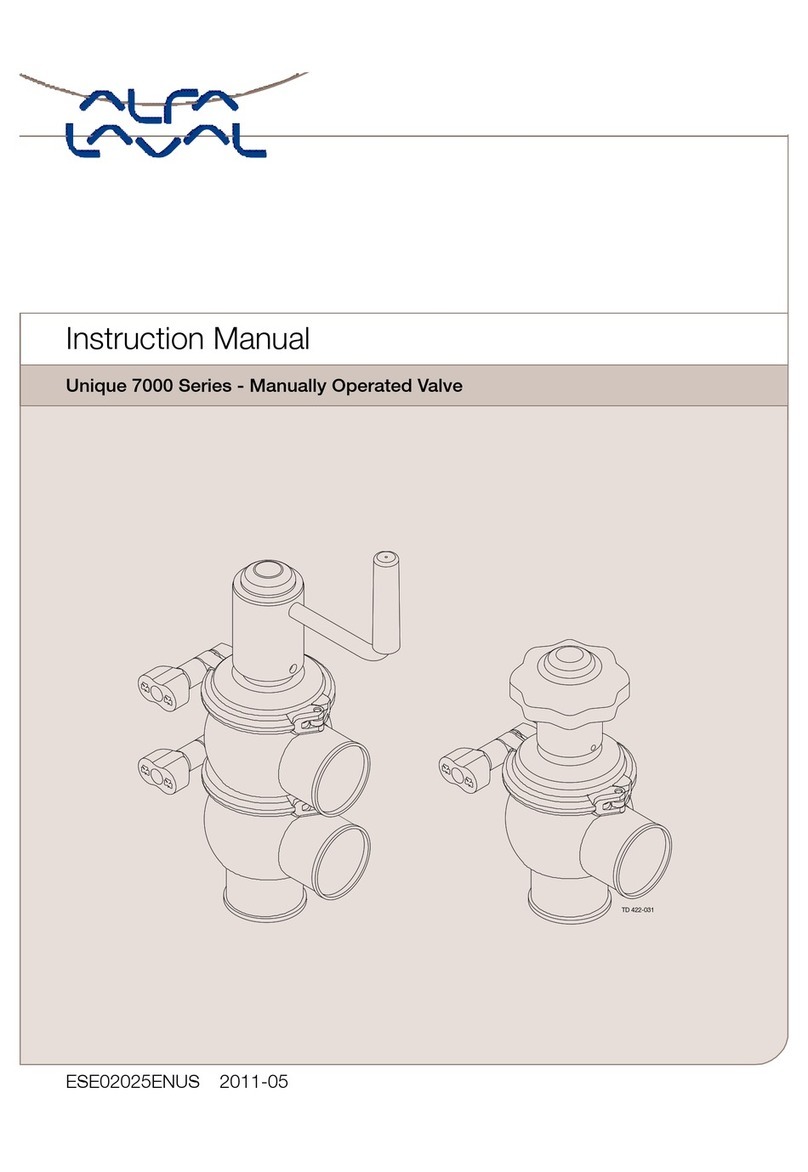 Alfalaval Unique 7000 Series instruction manual