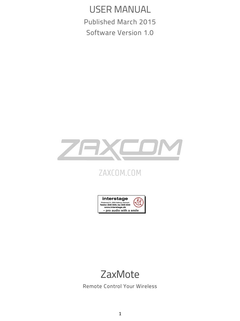 Zaxcom ZaxMote user manual
