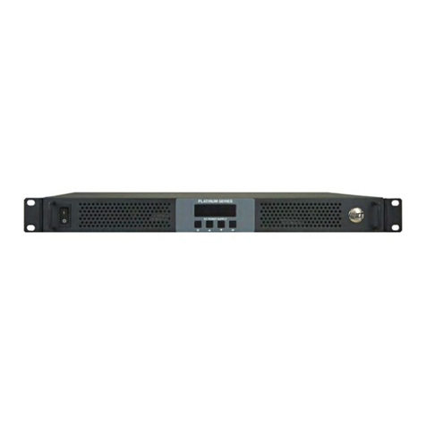 ICT Platinum Series User manual
