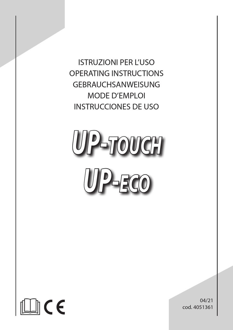 Sabiana UP-TOUCH operating instructions