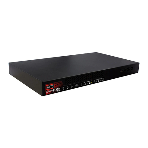 ATTO Technology ATTO XstreamCORE FC 7550 Installation and operation manual ATTO Technology ATTO XstreamCORE FC 7550 Installation and operation manual