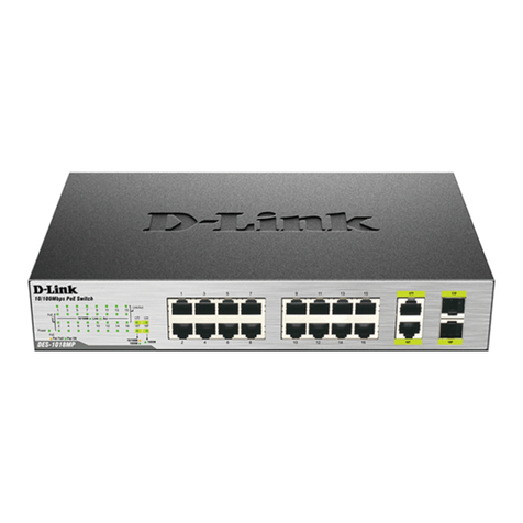 D-Link DES-1018MP User manual