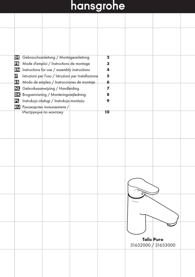 Hans Grohe EcoSmart 31632000 Instructions for use Hans Grohe EcoSmart 31632000 Instructions for use