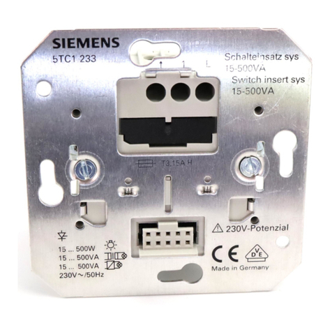 Siemens DELTA 5TC1 233 Operating and mounting instructions