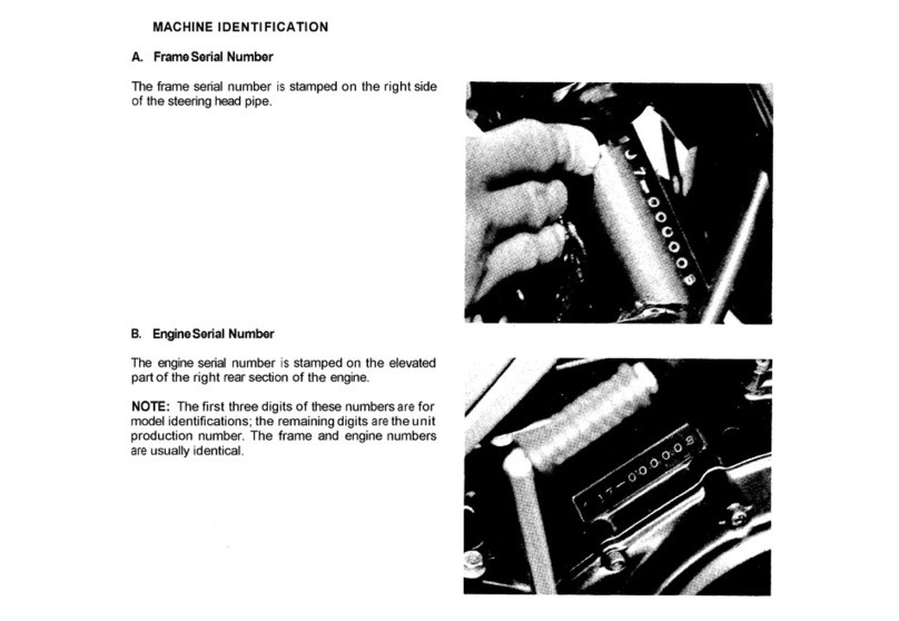 Yamaha XS750 User manual