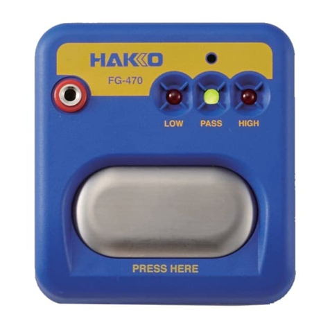 Hakko Electronics FG-470 User manual