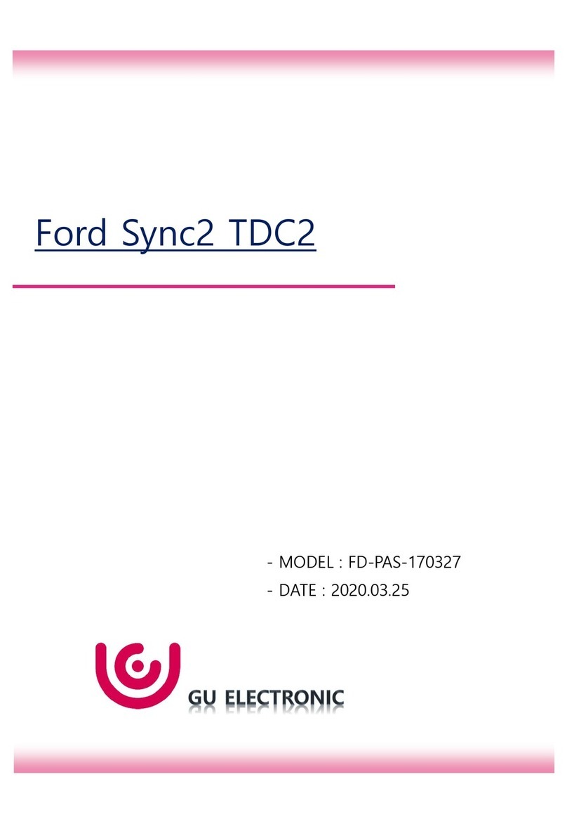 GU Electronic FD-PAS-170327 User manual