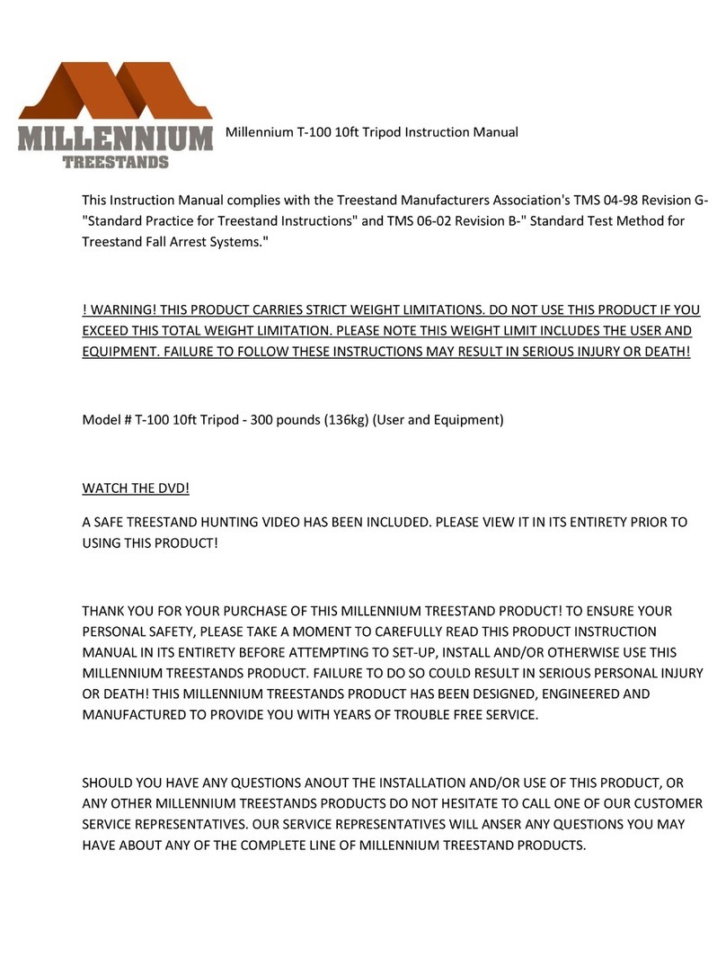 Millenium T-100 instruction manual