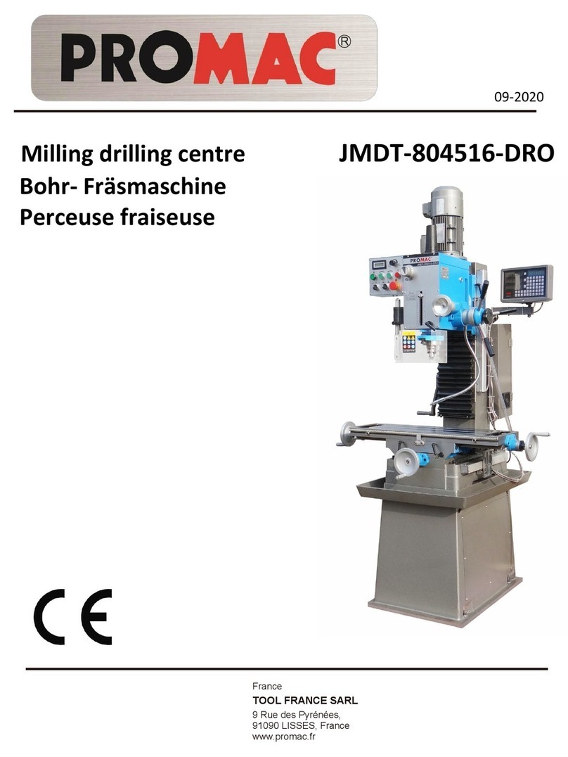 Promac JMDT-804516-DRO manual