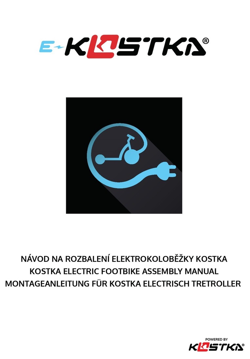 KOSTKA e-REBEL MAX FOLD User manual