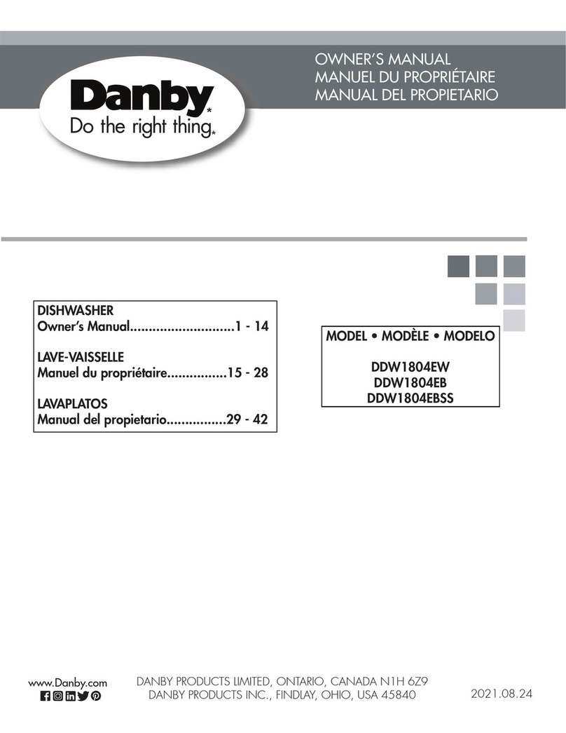 Danby DDW1804EW owner's manual