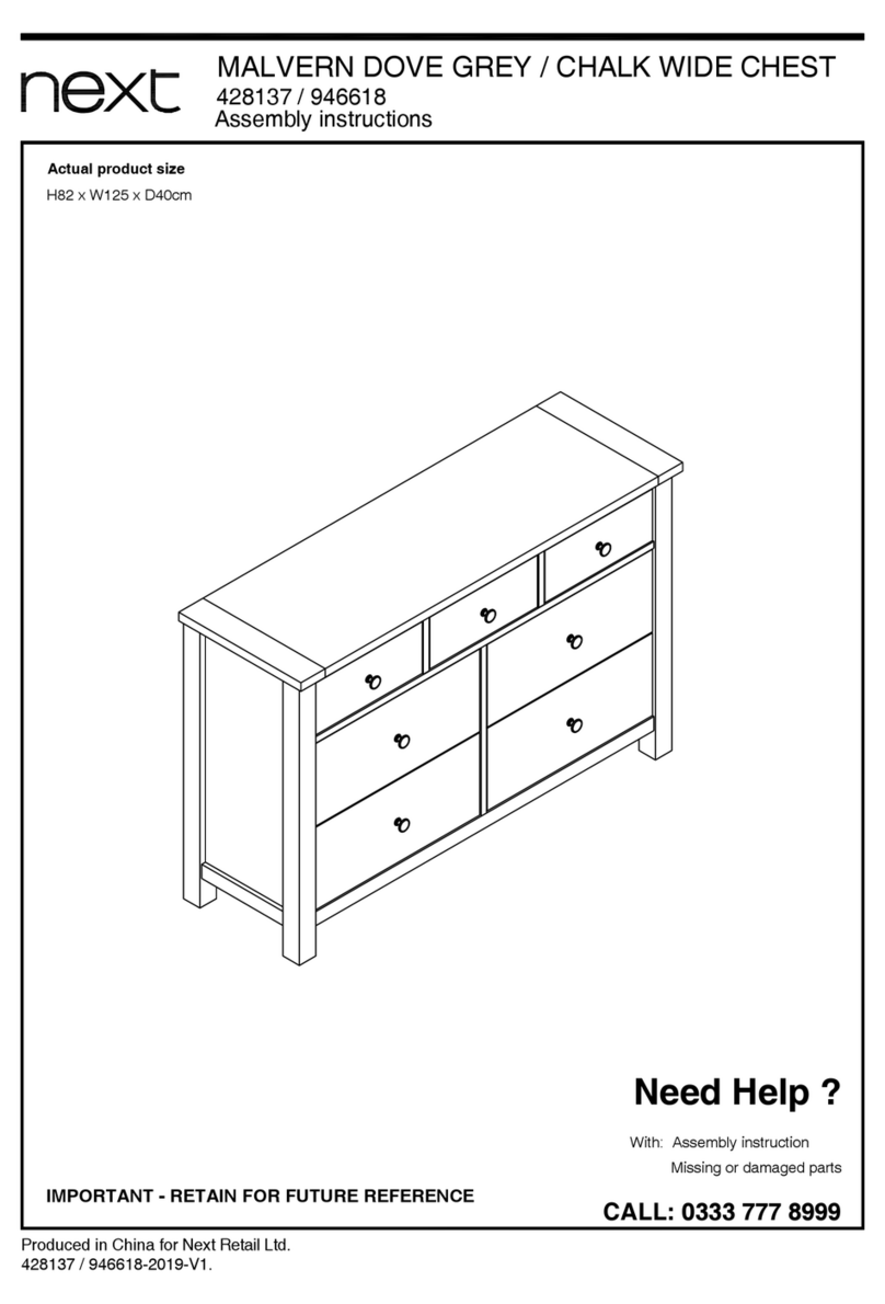Next MALVERN DOVE GREY 428137 User manual