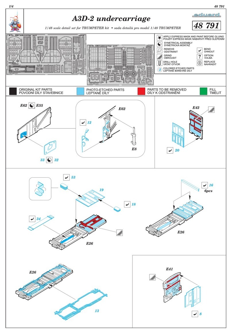 Eduard A3D-2 undercarriage quick start guide Eduard A3D-2 undercarriage quick start guide