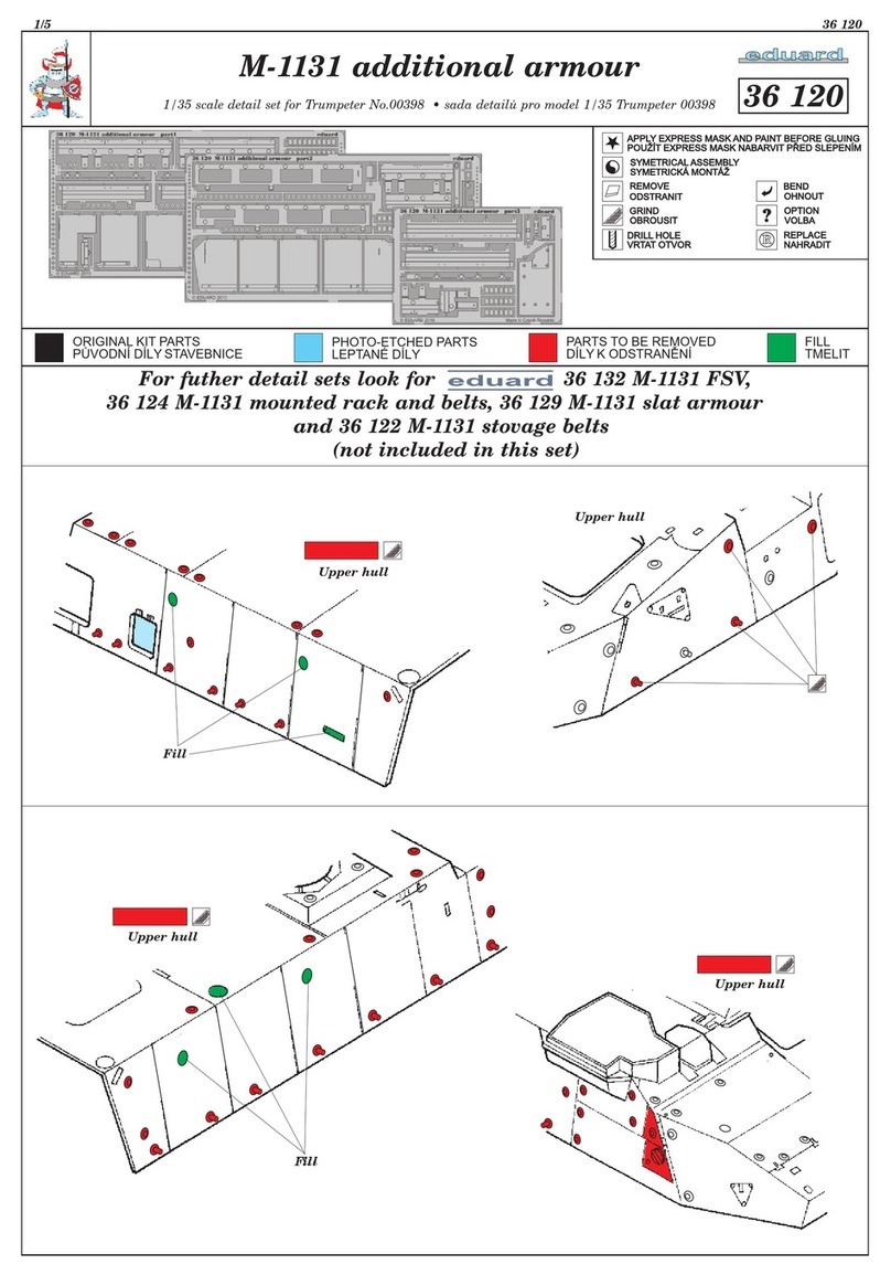 Eduard M-1131 additional armour quick start guide Eduard M-1131 additional armour quick start guide