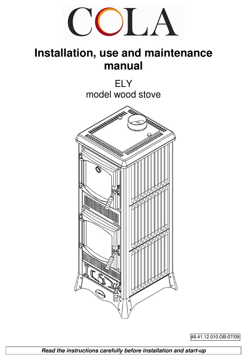 Cola ELY Installation, use and maintenance manual