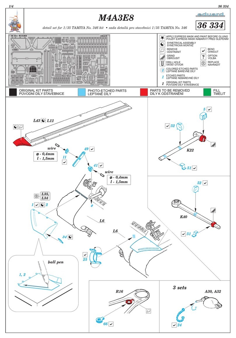 Eduard M4A3E8 quick start guide