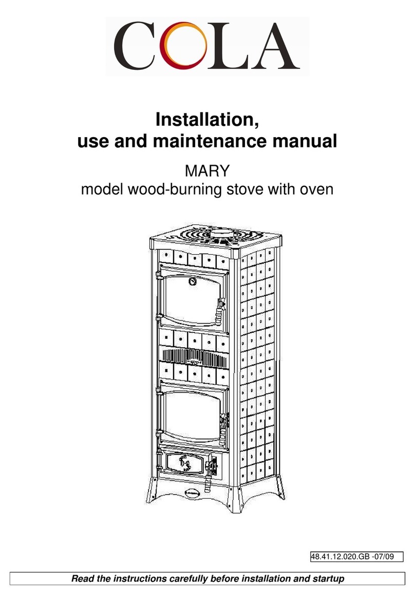 Cola MARY Installation, use and maintenance manual