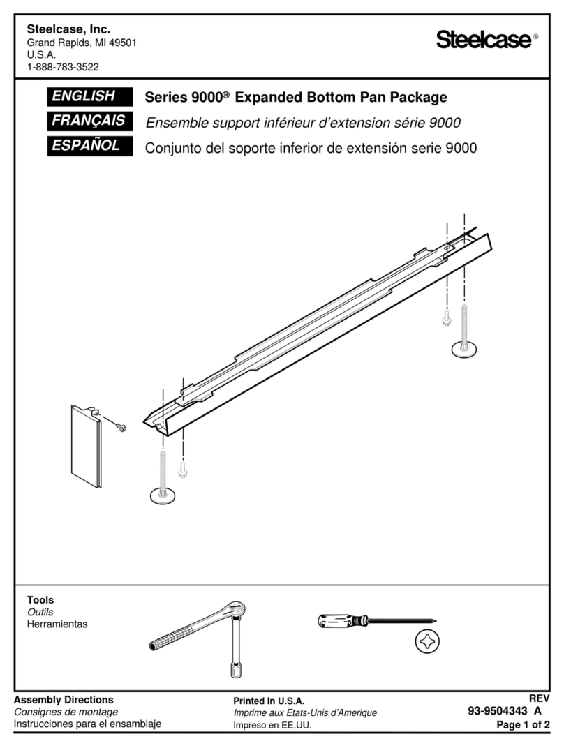 Steelcase 9000 Series Assembly Directions