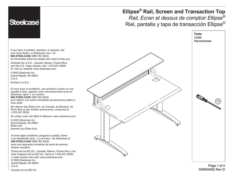 Steelcase Ellipse quick start guide