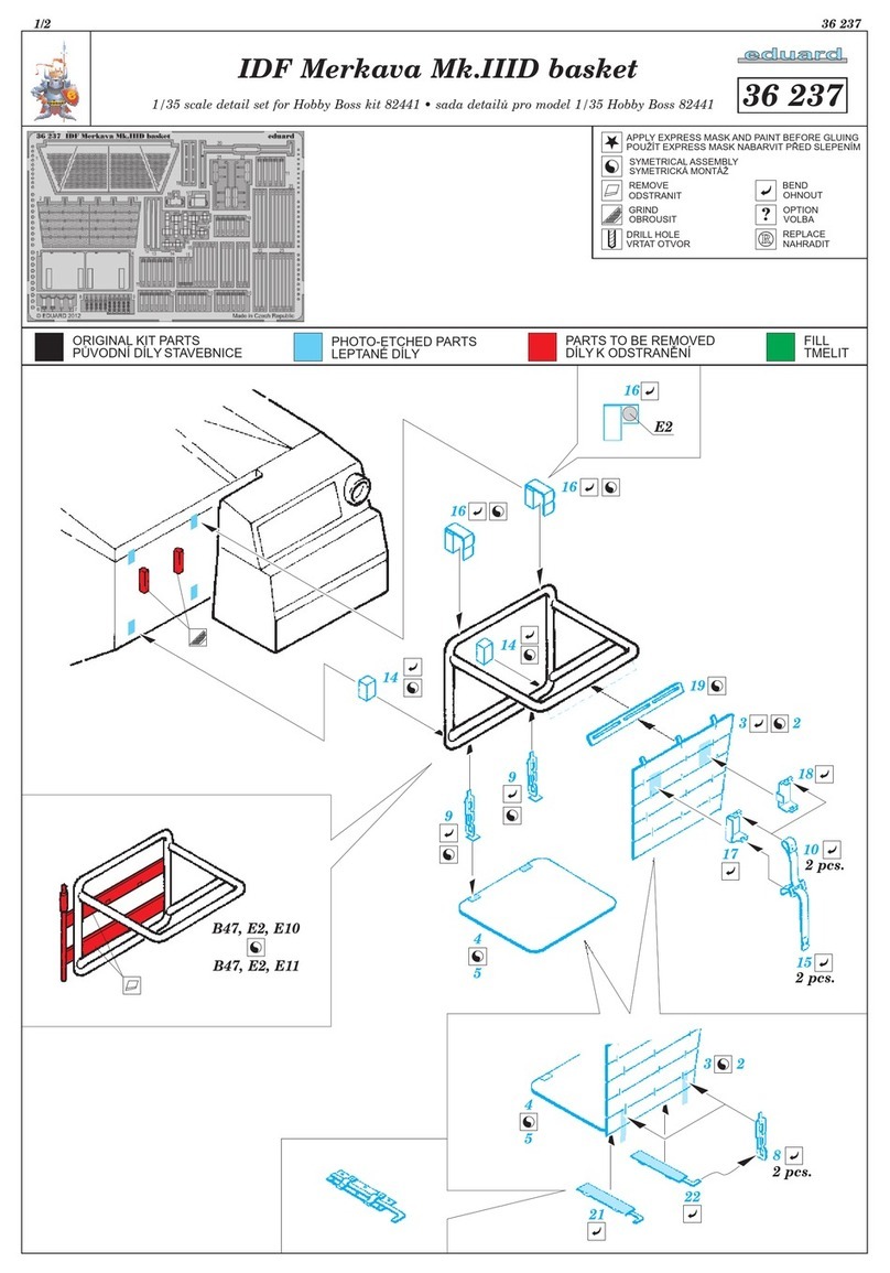 Eduard IDF Merkava Mk.IIID basket User manual