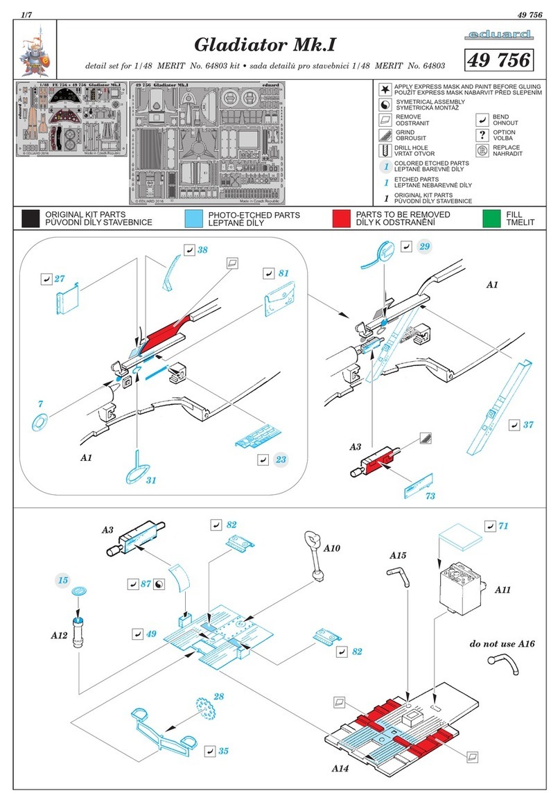 Eduard Gladiator Mk.I quick start guide