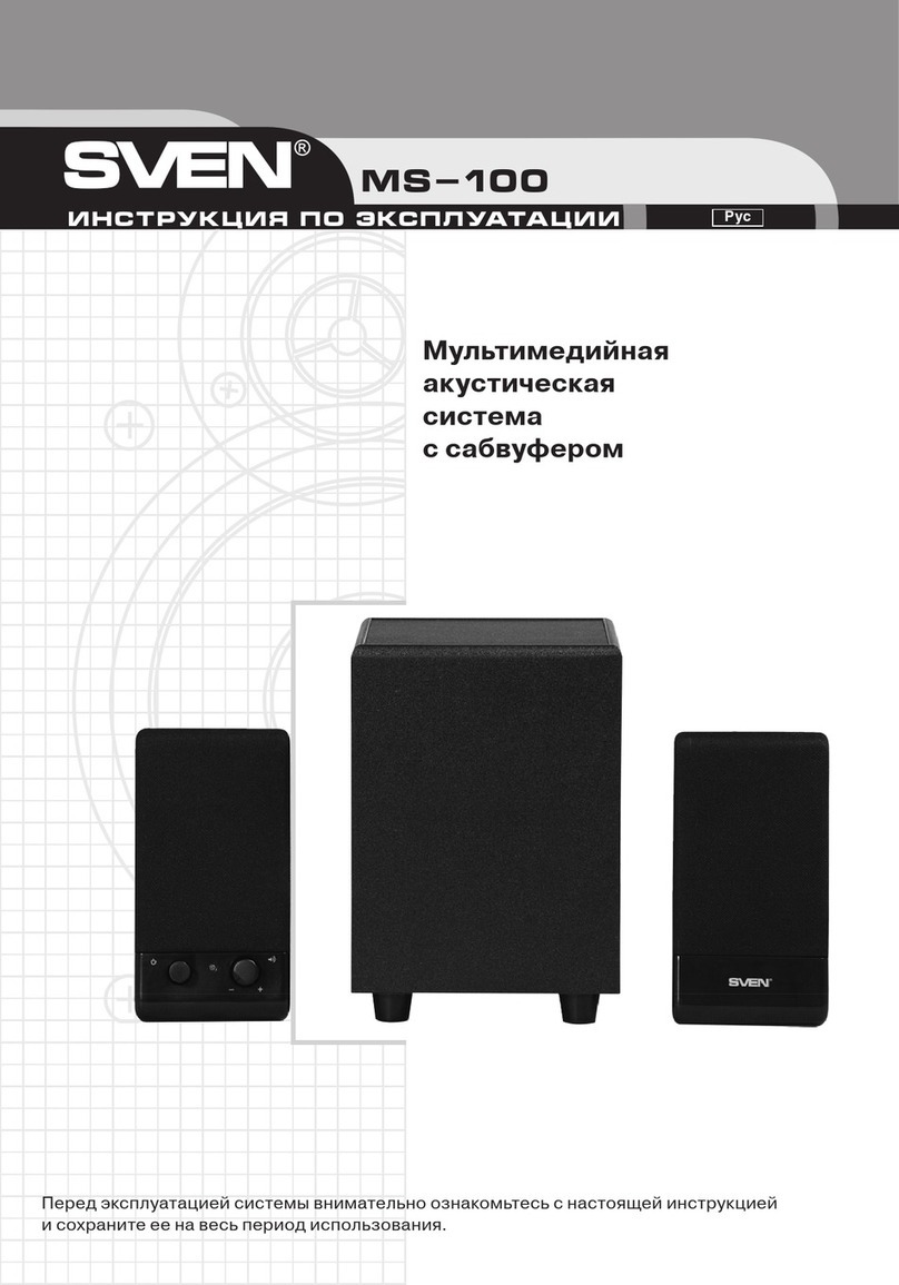 Sven MS-100 User manual