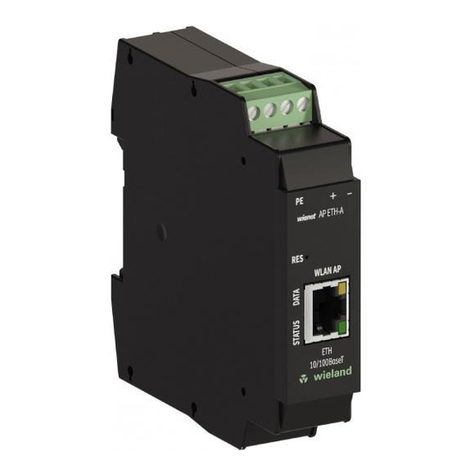 Wieland AP ETH-A Installation instruction