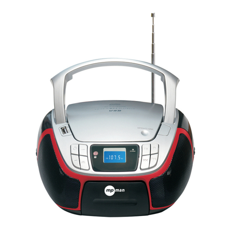 MP-Man Boom Box 60USB User manual