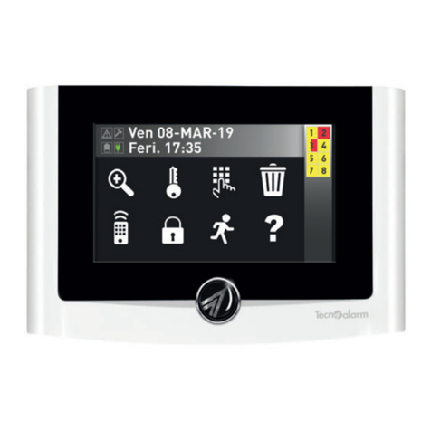 Tecnoalarm UTS 4.3 PROX Installation