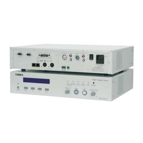 Taiden HCS-4100MC/50 Installation and operating manual