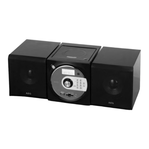 AEG MC 4412 CD/MP3 Technical specifications AEG MC 4412 CD/MP3 Technical specifications