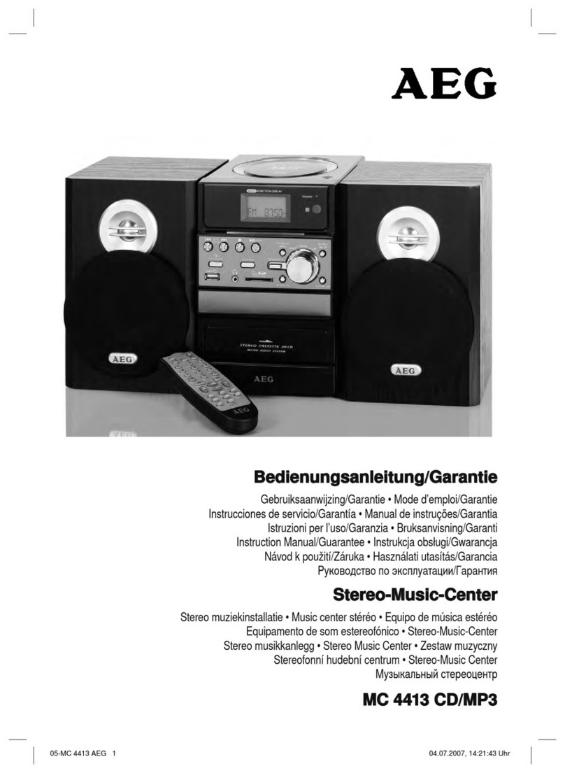 AEG MC 4413 CD/MP3 Technical specifications