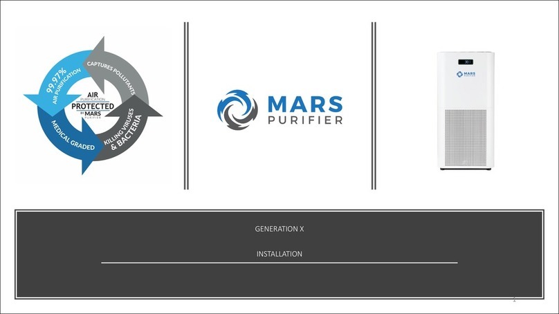 Mars Purifier GENERATION X User manual