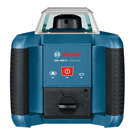 Bosch GRL 400 H Professional User manual