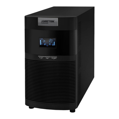 Ametek Powervar Sinergy III 2kVA user manual