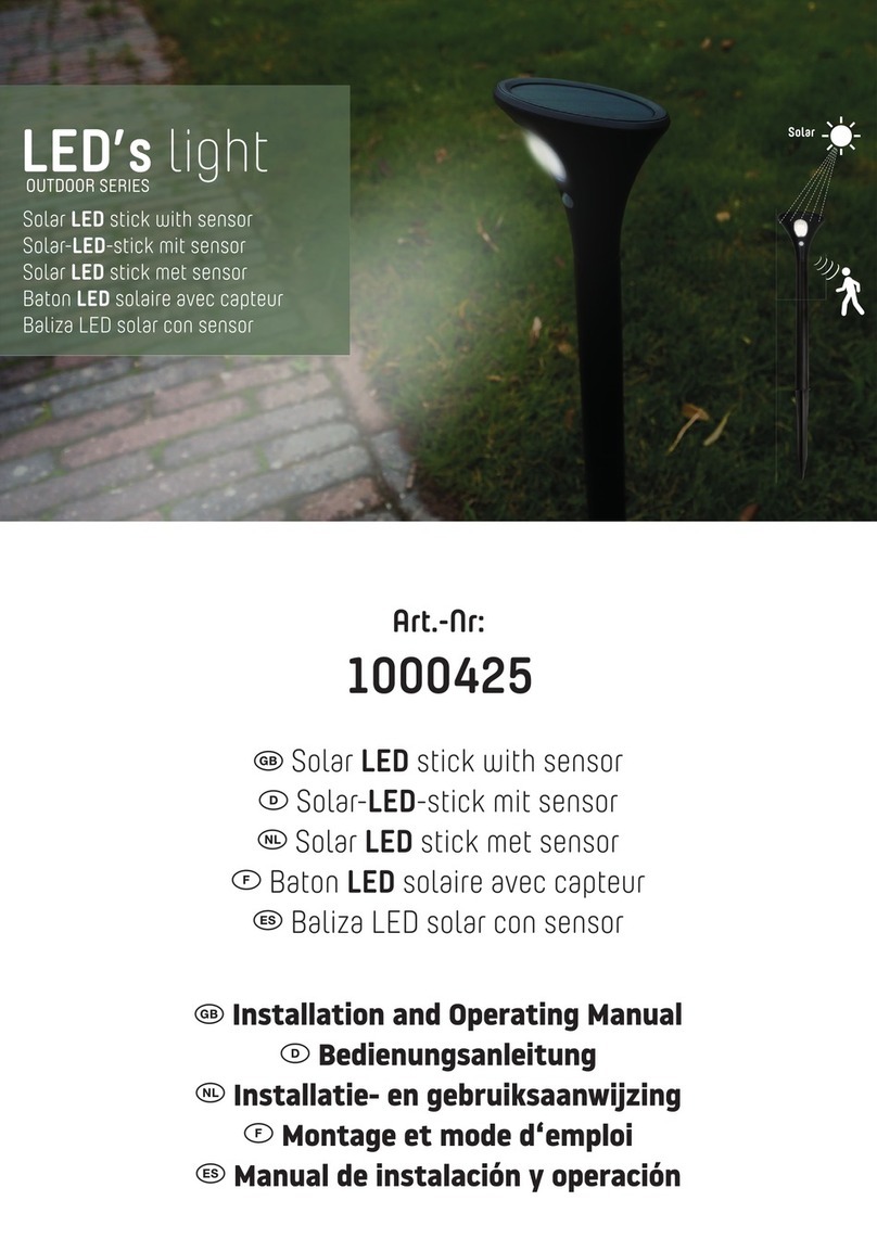 shada LED's light 1000425 User manual